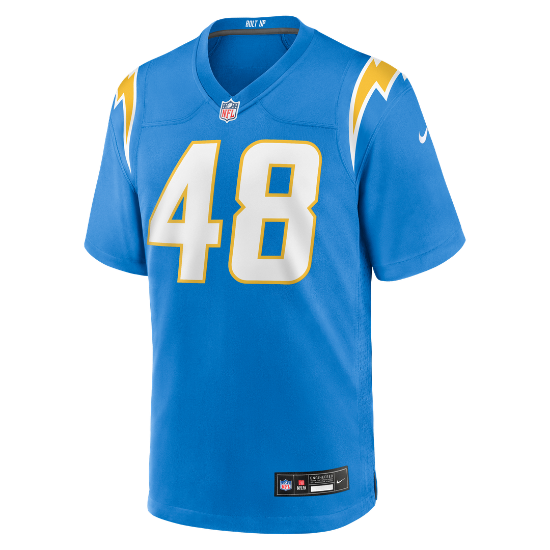 Bud Dupree Los Angeles Chargers Powder Blue Team Game Jersey