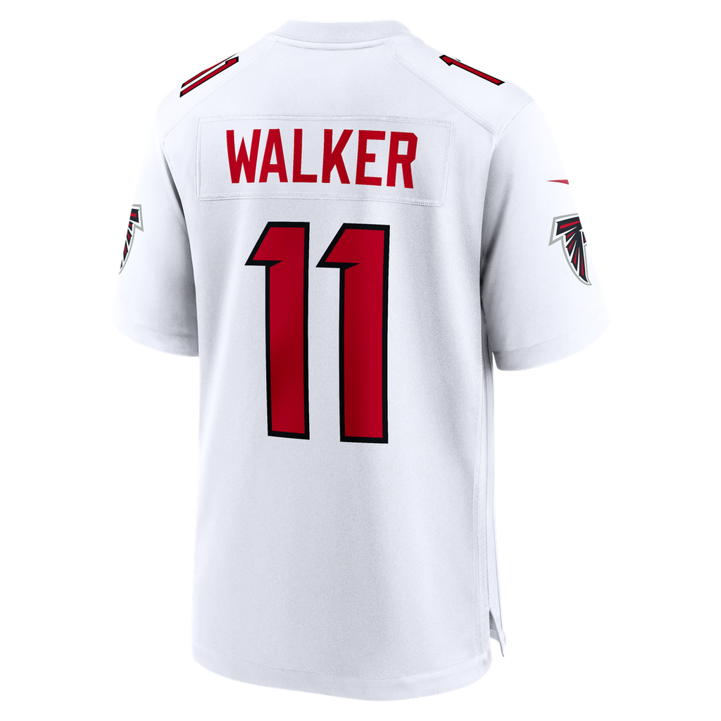 Jalon Walker Atlanta Falcons White Game Jersey