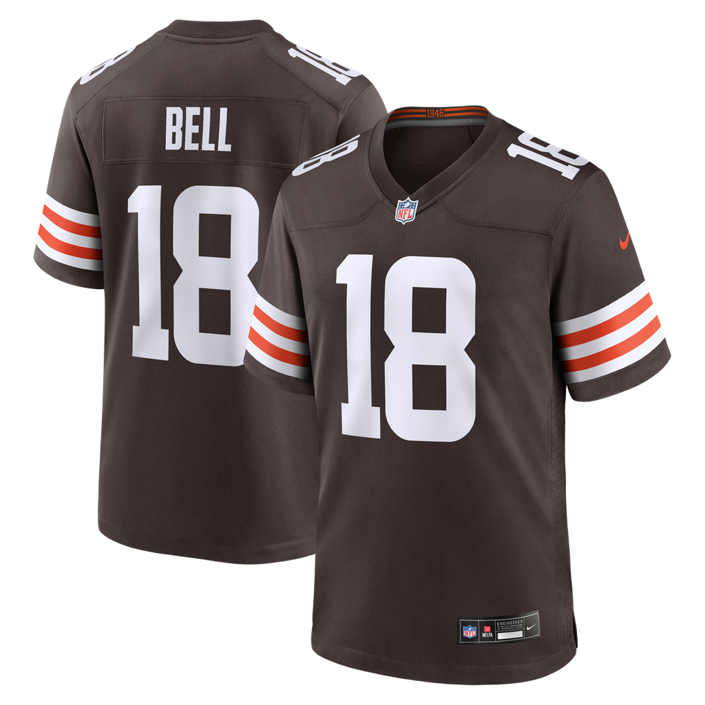 David Bell Cleveland Browns Brown Game Jersey