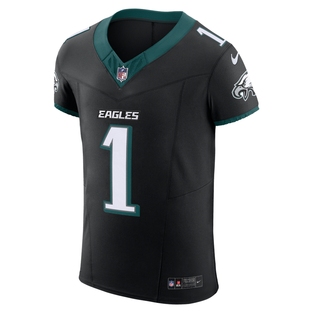Jalen Hurts Philadelphia Eagles Black Alternate Vapor F.U.S.E. Elite Jersey