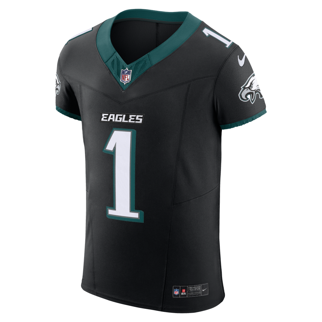 Jalen Hurts Philadelphia Eagles Black Alternate Vapor F.U.S.E. Elite Jersey