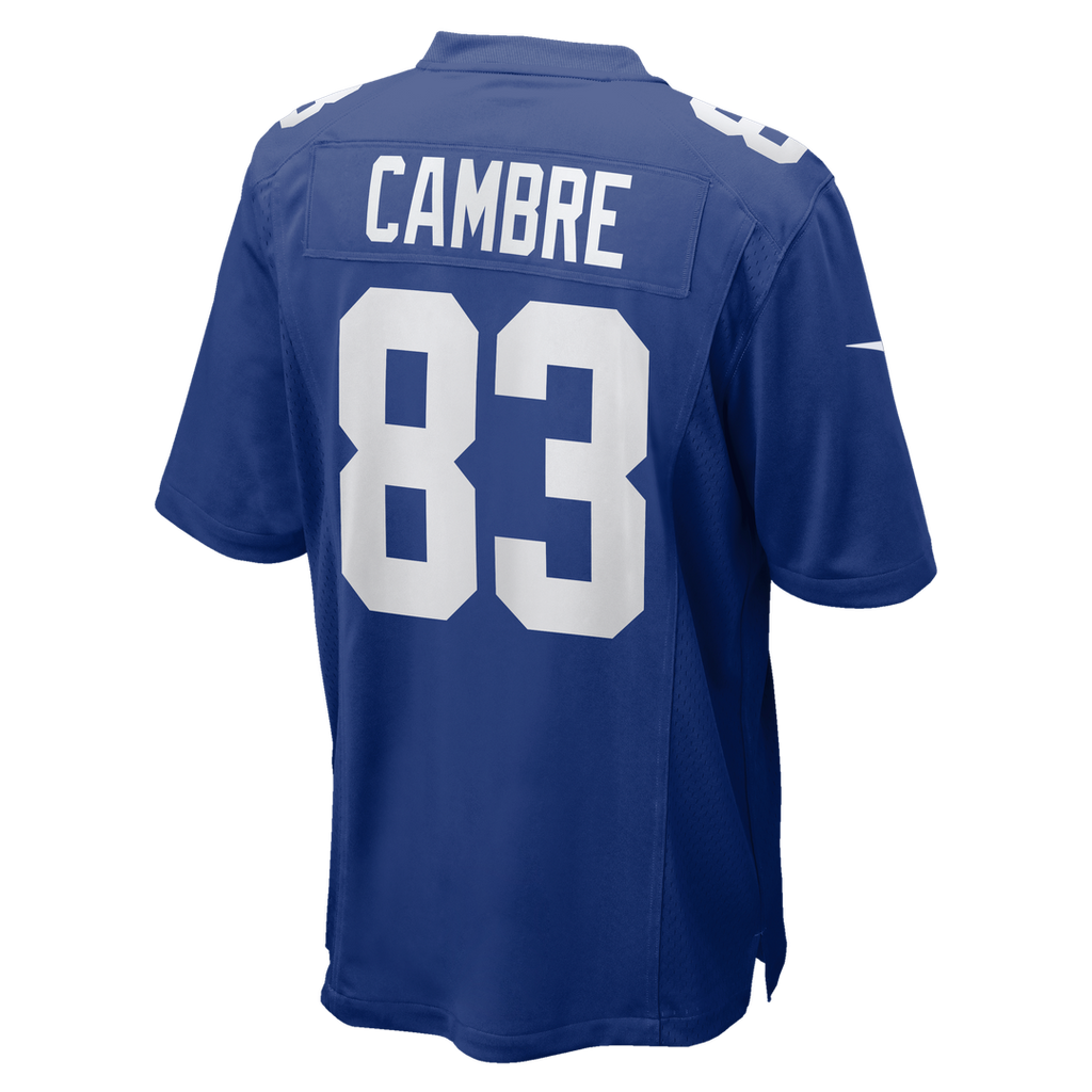 Dalen Cambre New York Giants Royal Team Game Jersey