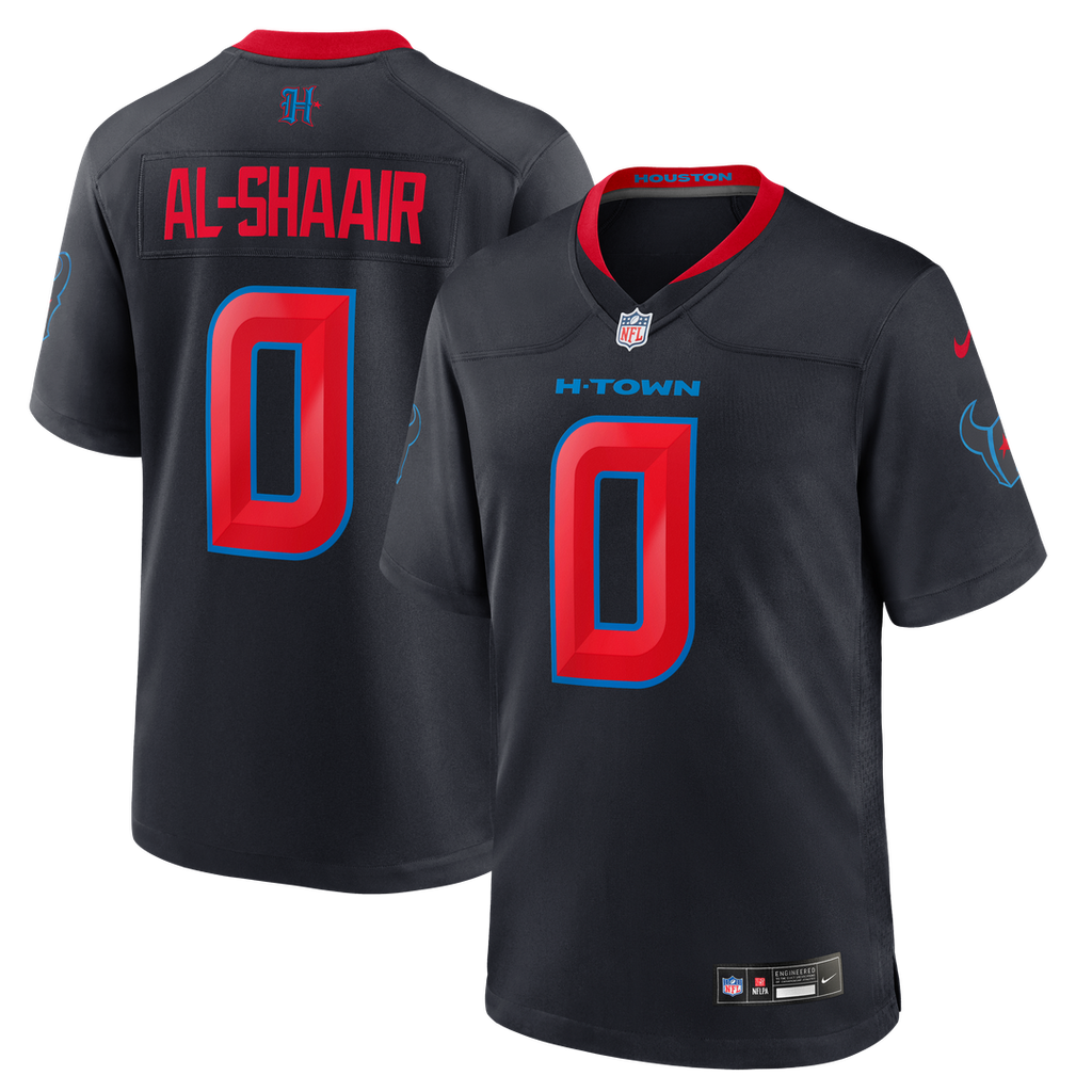Azeez Al-Shaair Houston Texans Navy Alternate Game Jersey