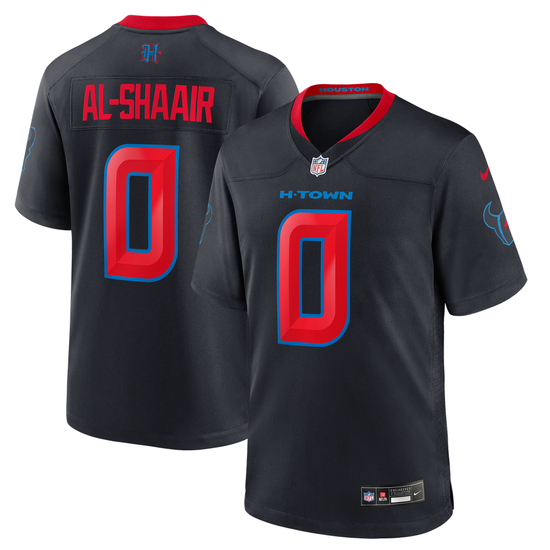 Azeez Al-Shaair Houston Texans Navy Alternate Game Jersey