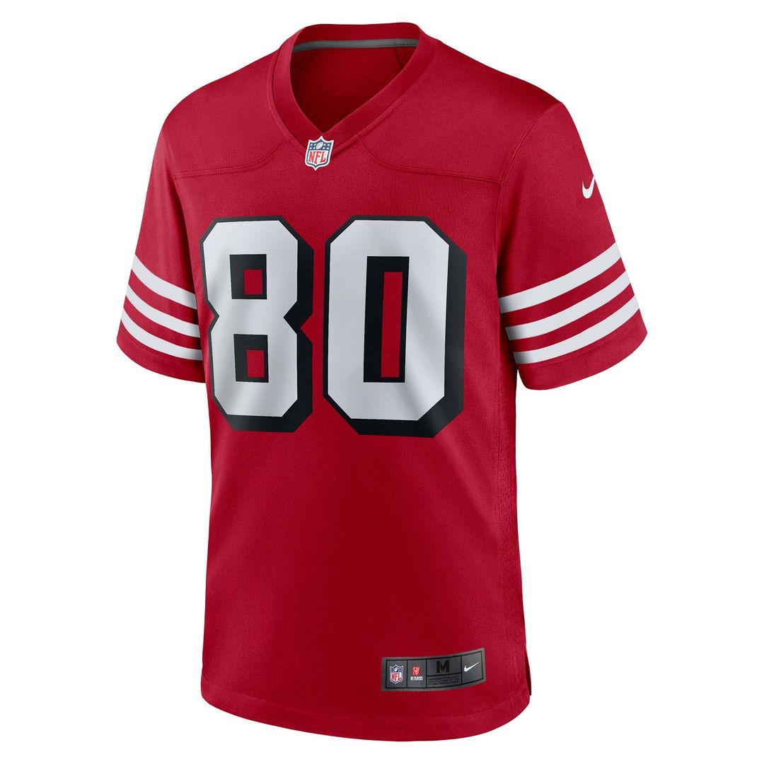 Jerry Rice San Francisco 49ers Scarlet Retired Player Alternate Game Jersey