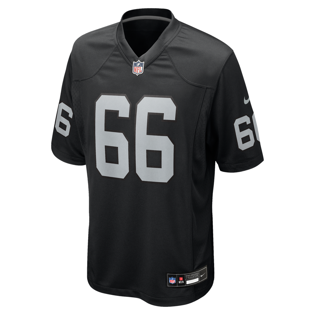 Dylan Parham Las Vegas Raiders Black Game Player Jersey