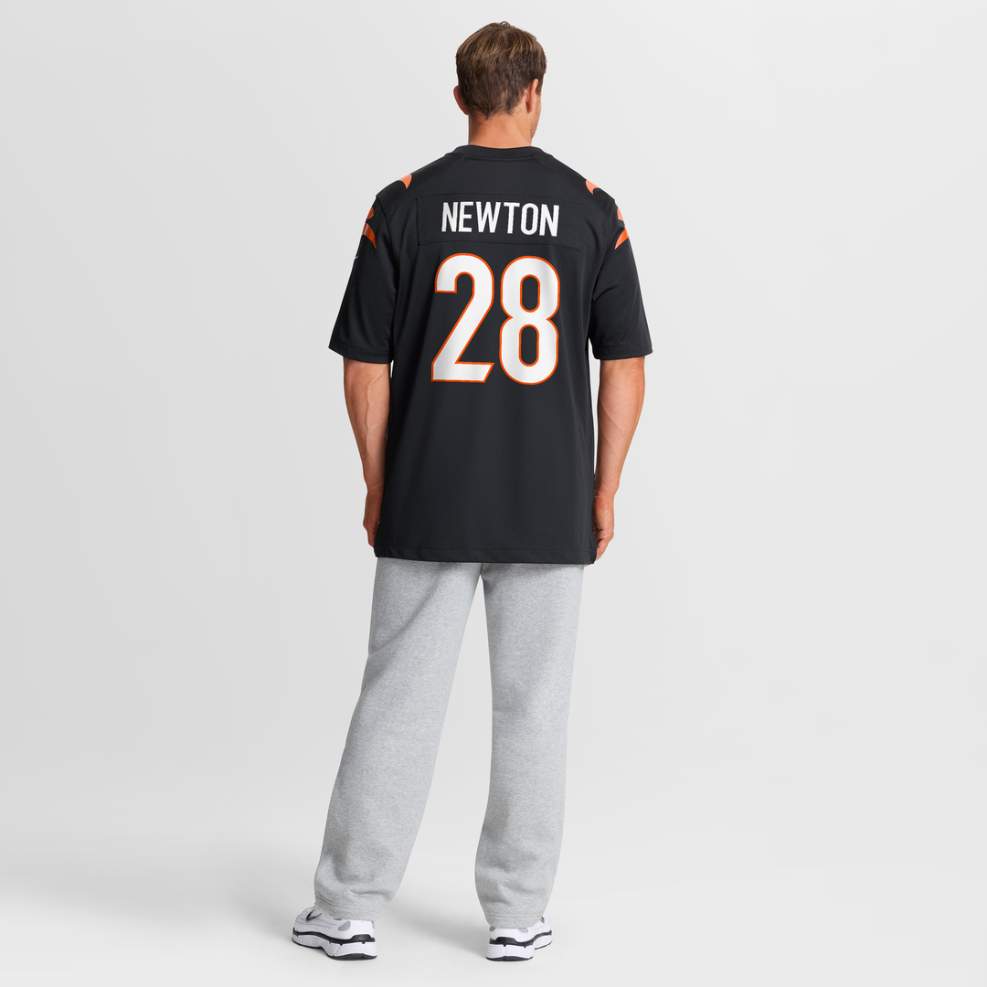 Josh Newton Cincinnati Bengals Black Game Jersey