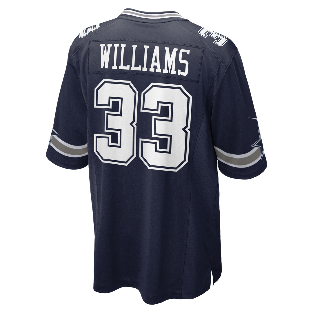 Javonte Williams Dallas Cowboys Navy Team Game Jersey