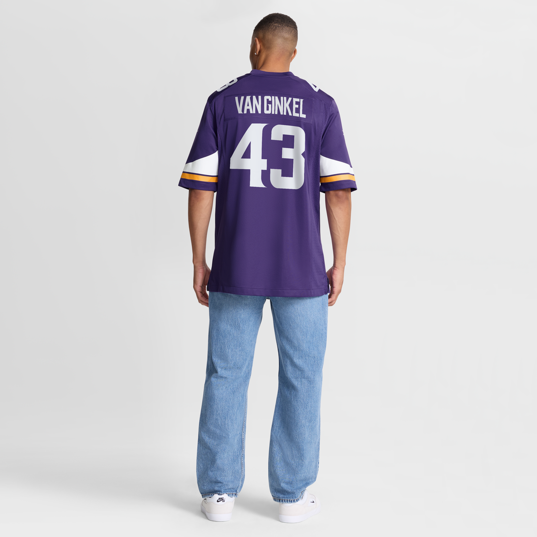 Andrew Van Ginkel Minnesota Vikings White Alternate Game Jersey