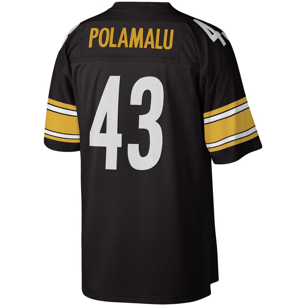 Troy Polamalu Pittsburgh Steelers Black Legacy Replica Jersey