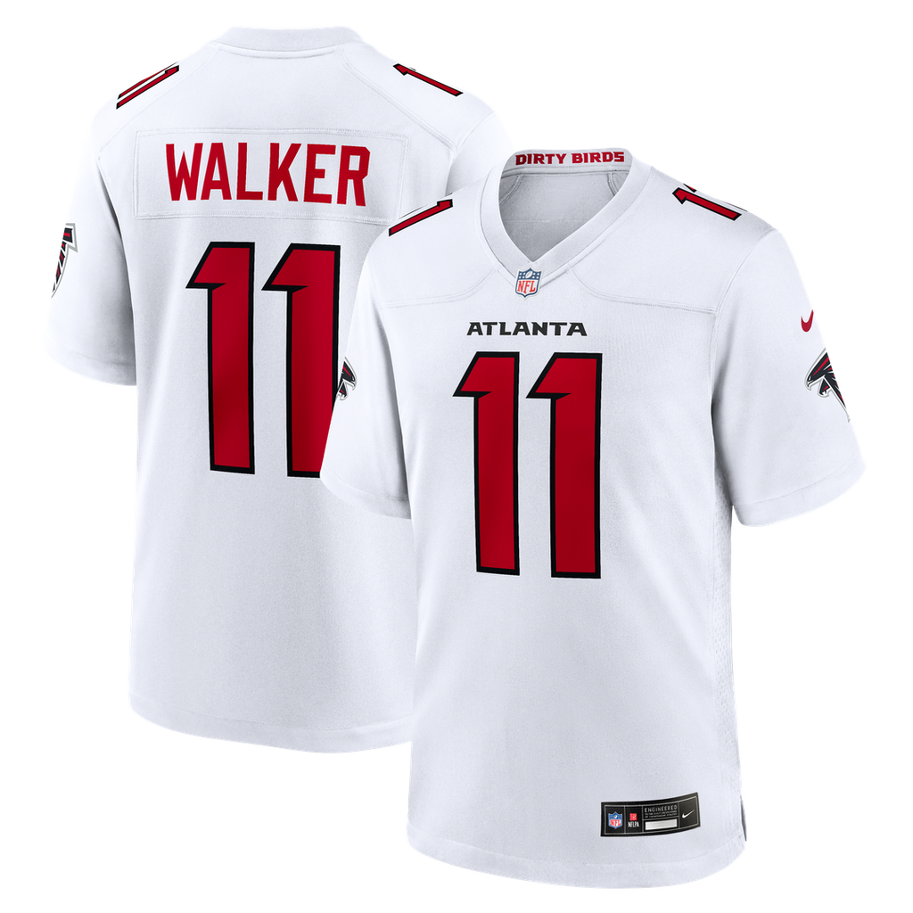 Jalon Walker Atlanta Falcons White Game Jersey