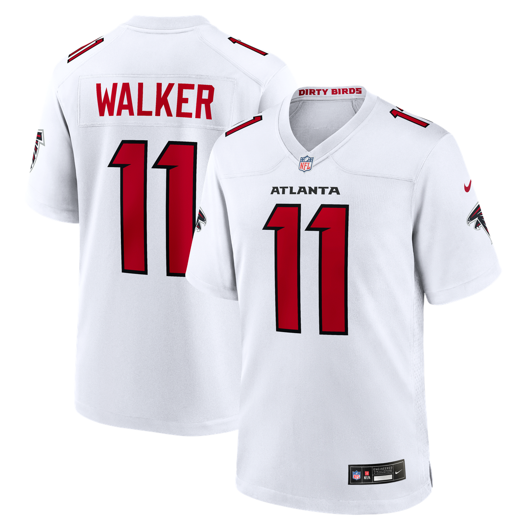Jalon Walker Atlanta Falcons White Game Jersey