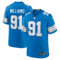 Tyleik Williams Detroit Lions Blue Team Game Jersey