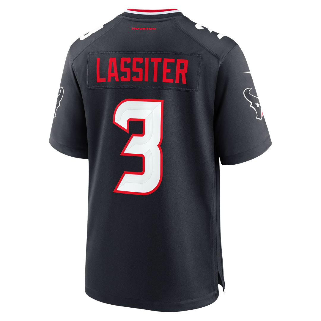Kamari Lassiter Houston Texans Navy Team Game Jersey