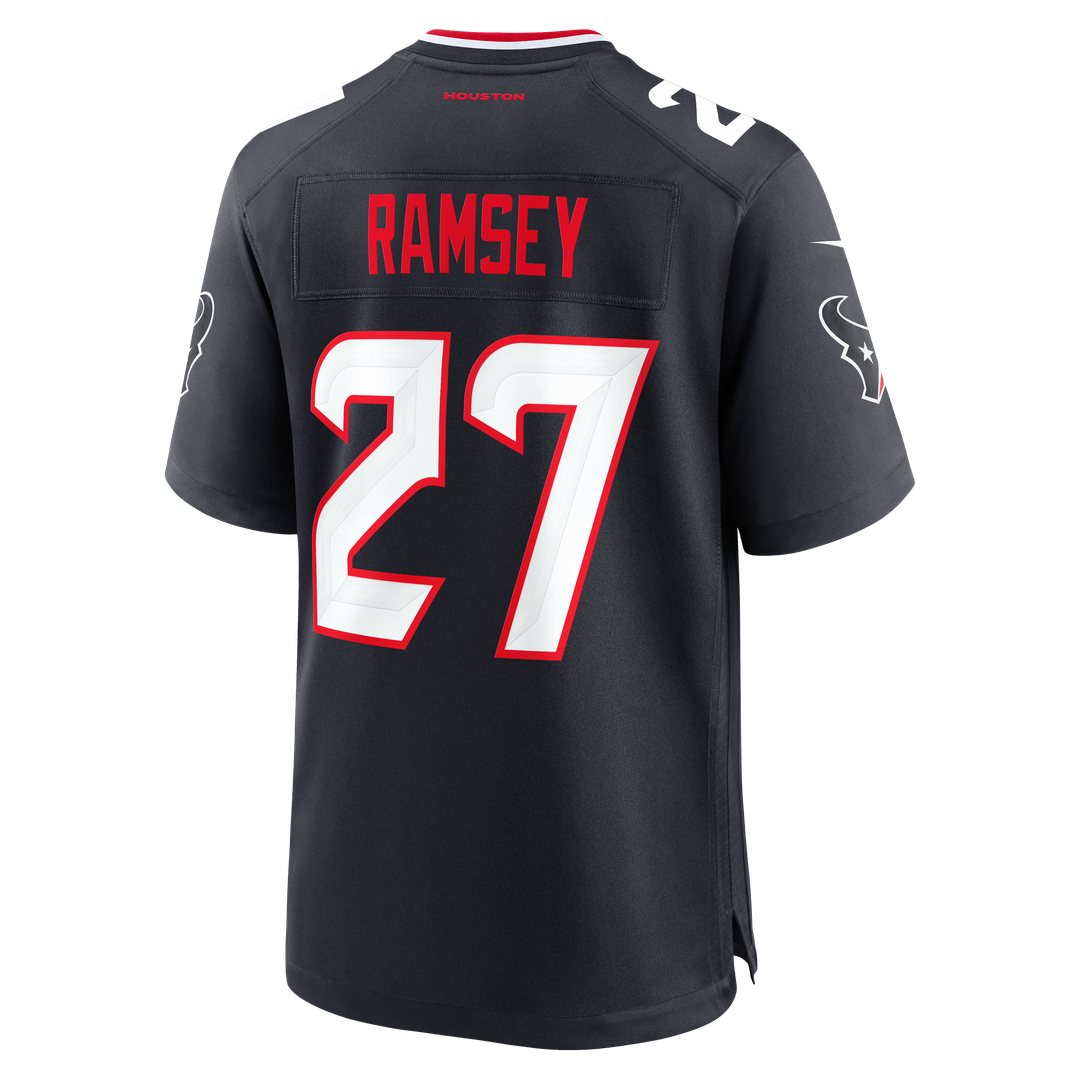 Kamari Ramsey Houston Texans Navy Team Game Jersey
