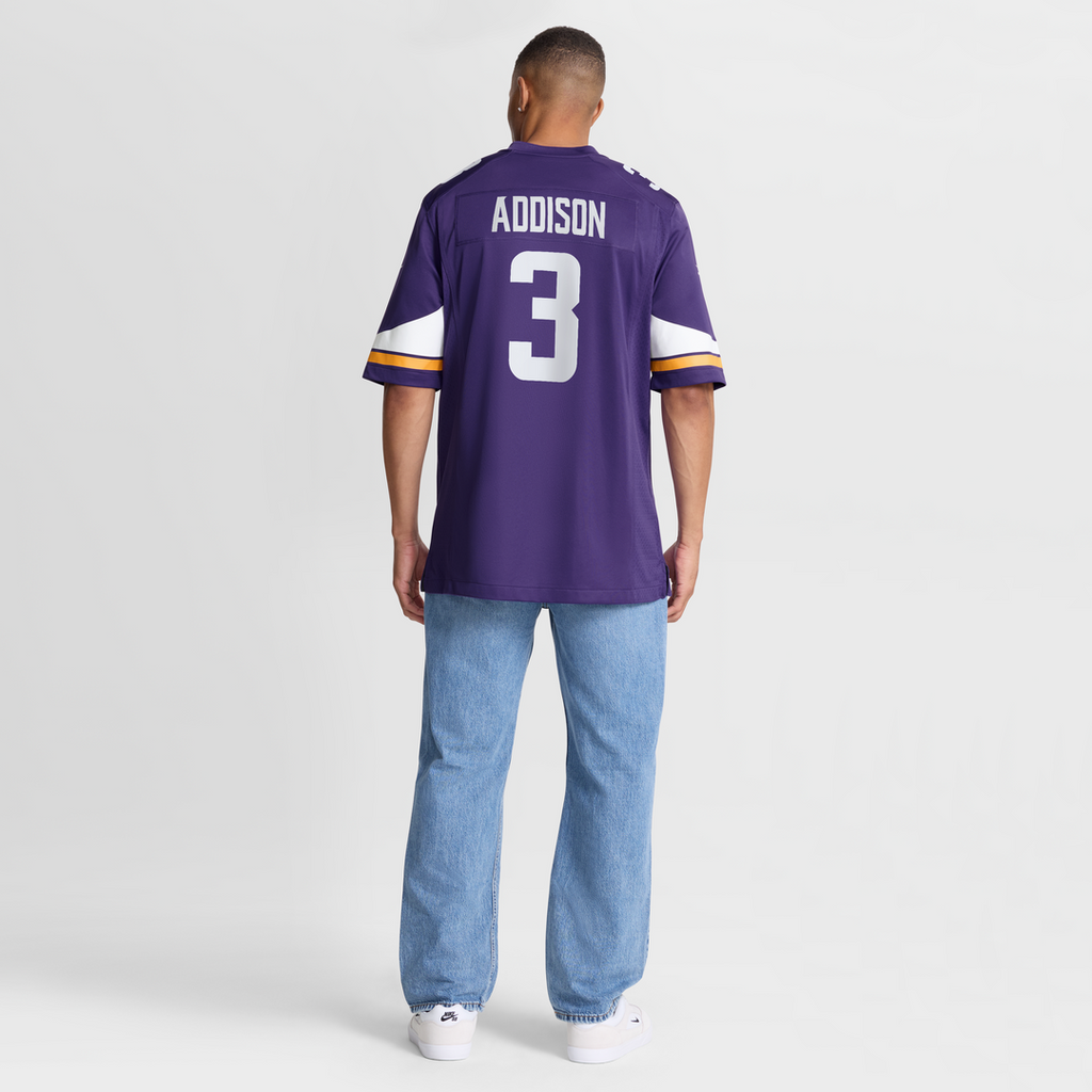 Jordan Addison Minnesota Vikings Purple Game Jersey