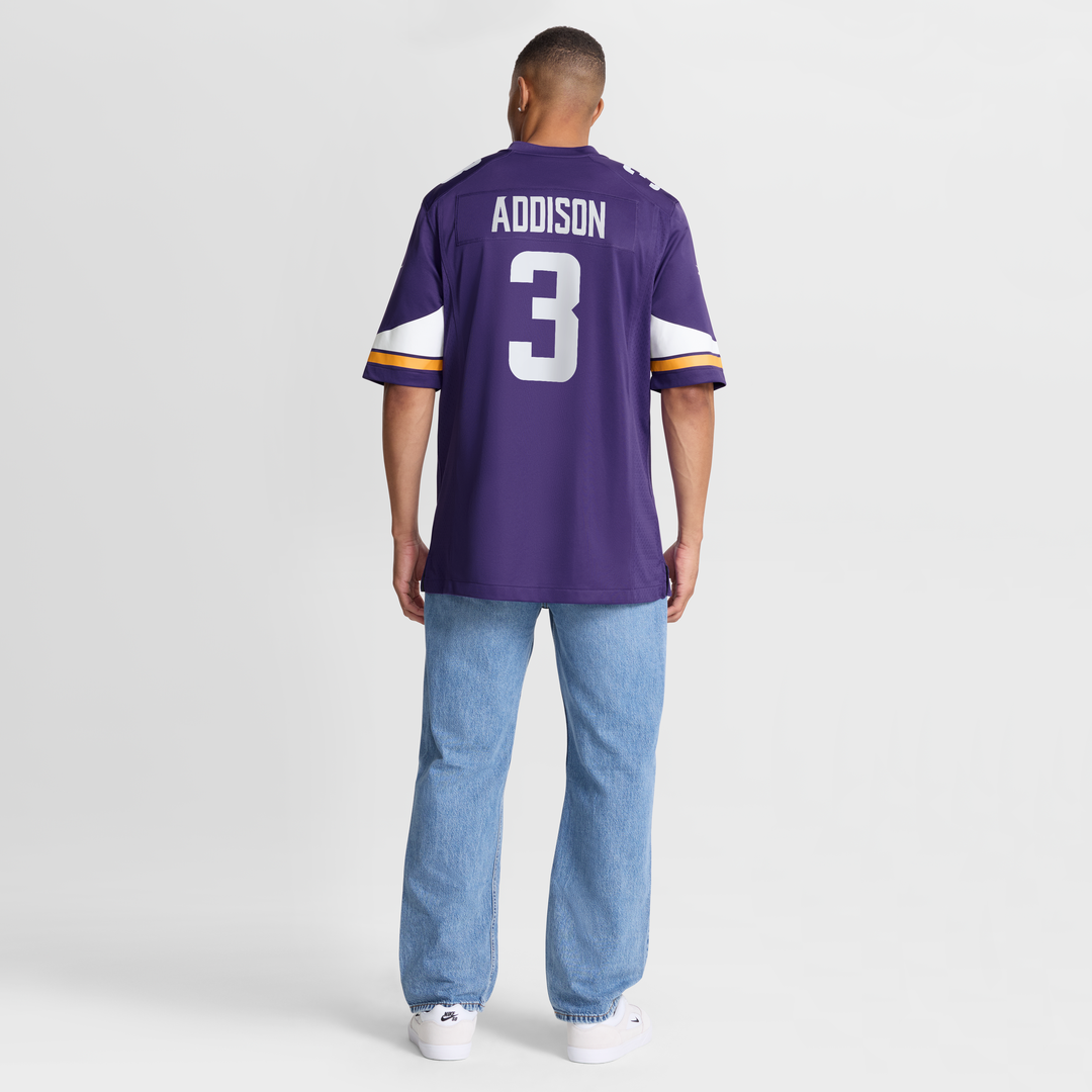 Jordan Addison Minnesota Vikings Purple Game Jersey