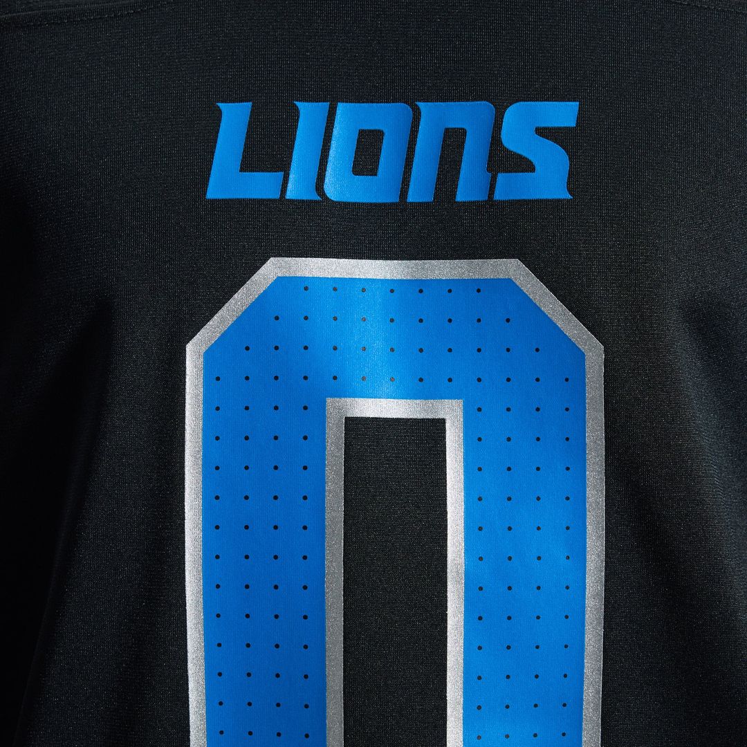 Jahmyr Gibbs Detroit Lions Black 2nd Alternate Game Player Jersey