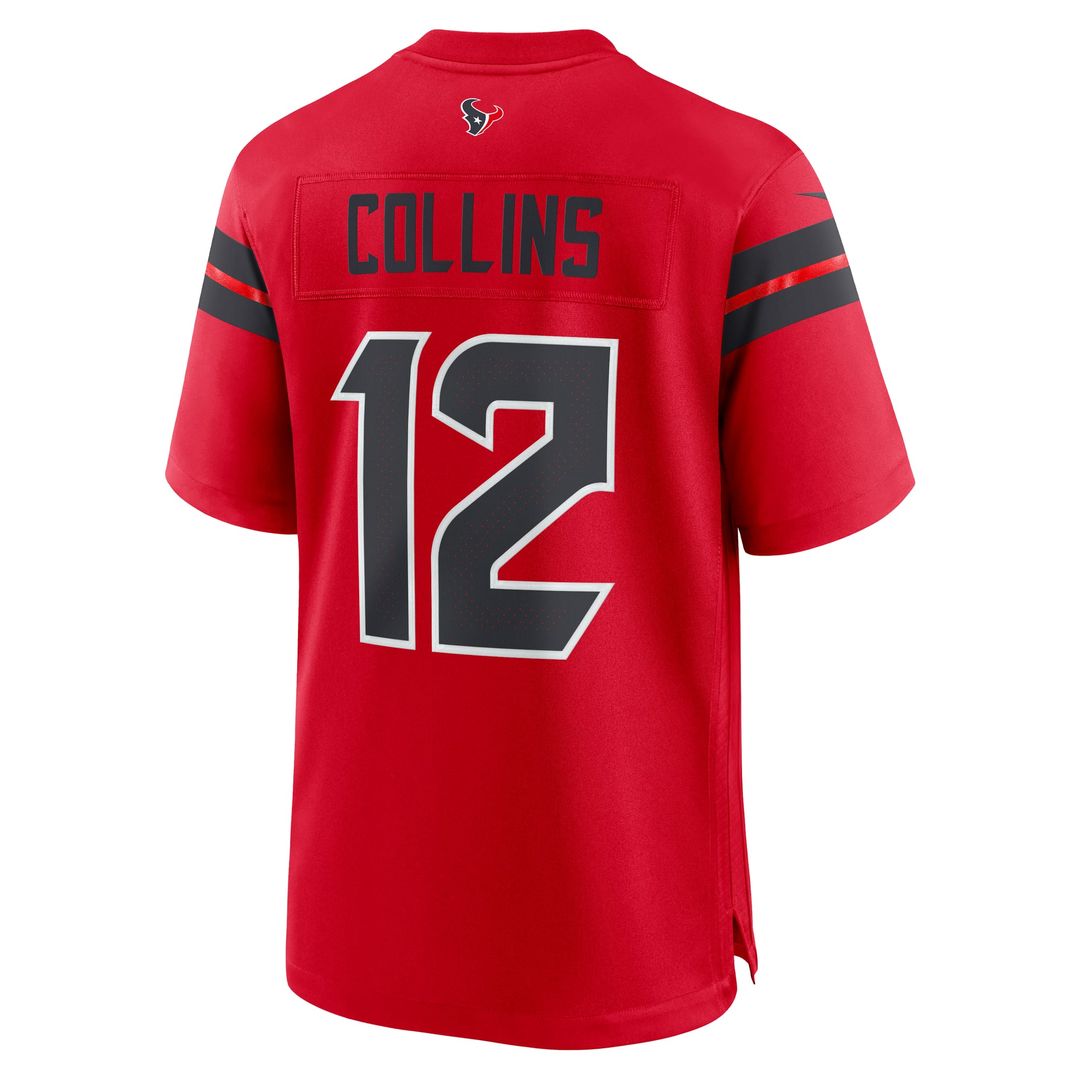 Nico Collins Houston Texans White Game Jersey