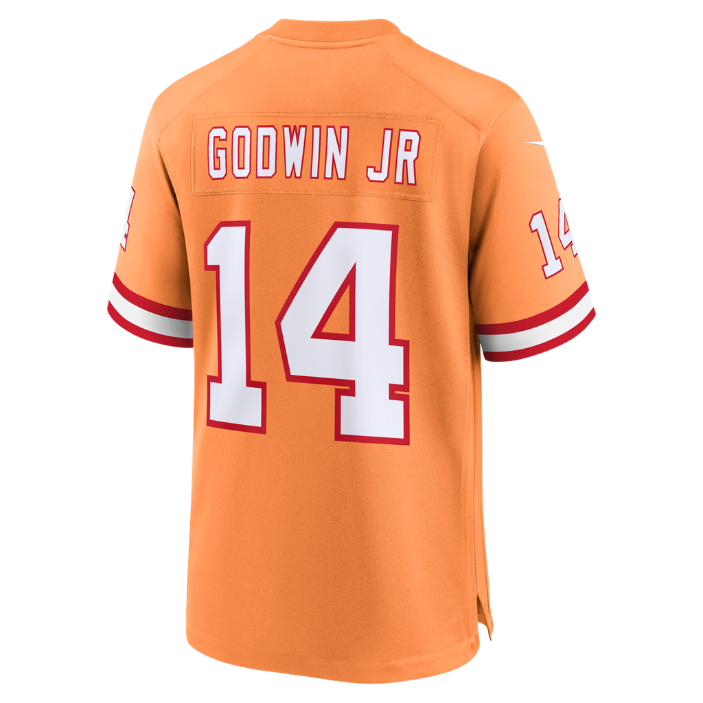 Chris Godwin Jr. Tampa Bay Buccaneers Orange Alternate Game Player Jersey