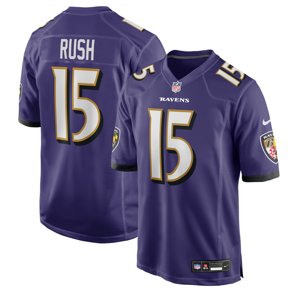 Cooper Rush Baltimore Ravens Purple Team Game Jersey
