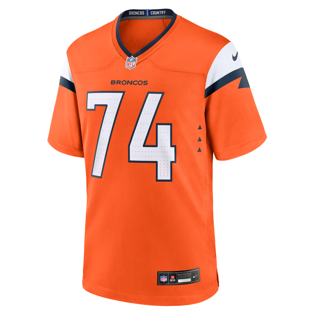Ben Powers Denver Broncos Orange Team Game Jersey