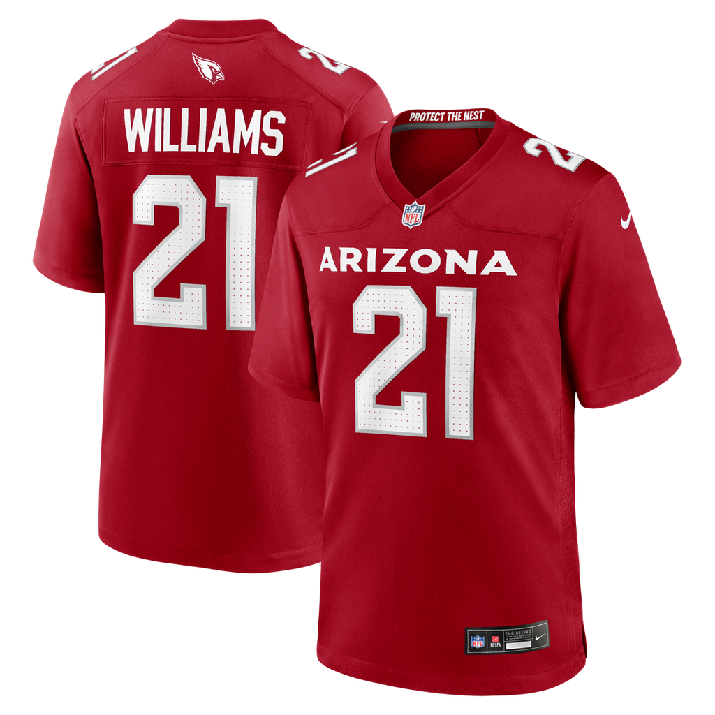 Garrett Williams Arizona Cardinals Cardinal Game Jersey