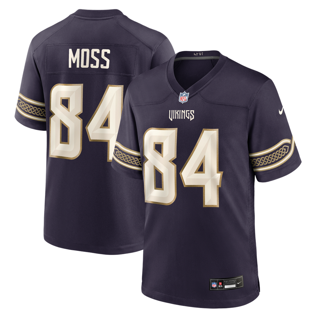 Randy Moss Minnesota Vikings Purple 2026 Rivalries Collection Game Jersey