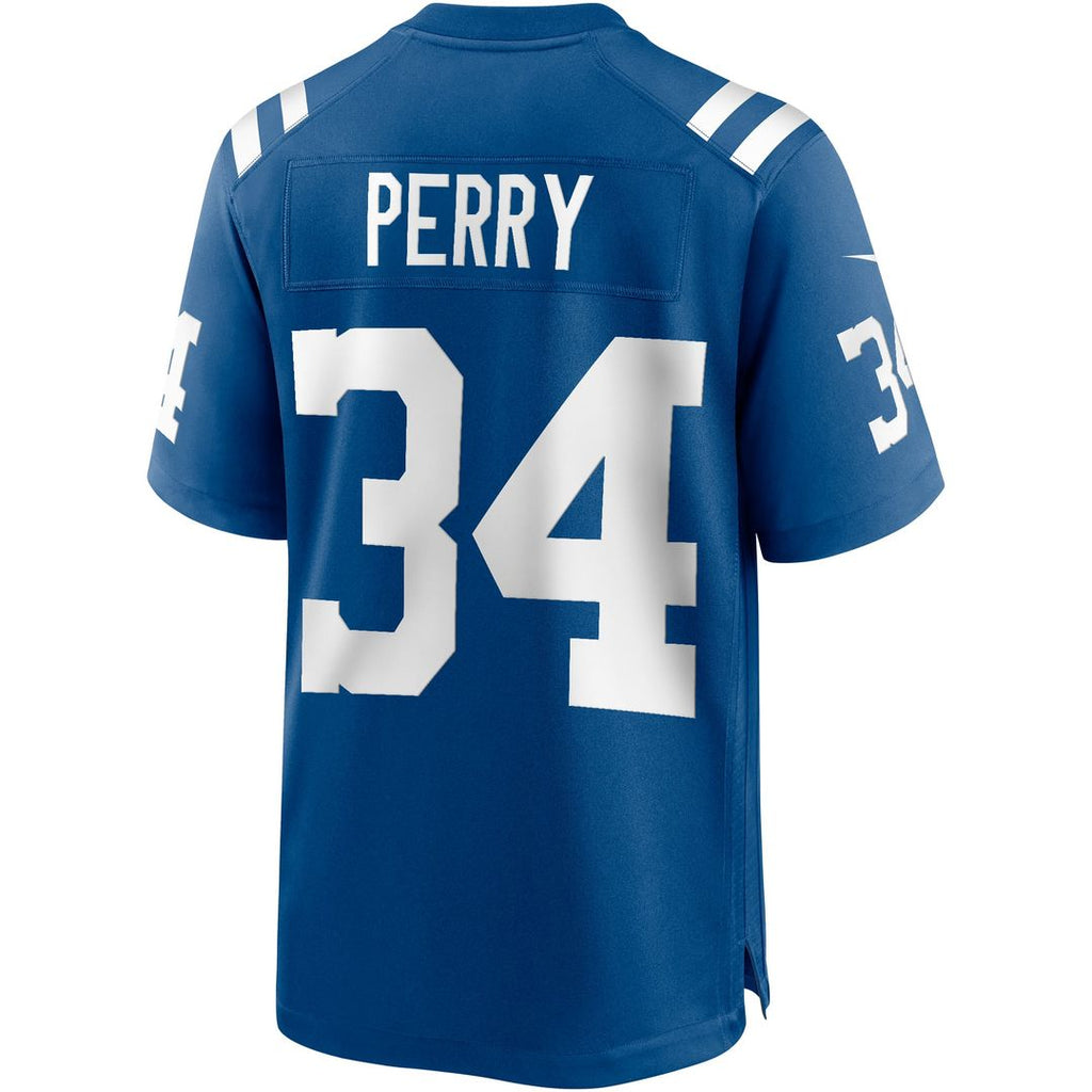 Joe Perry Indianapolis Colts Royal Game Retired Player Jersey