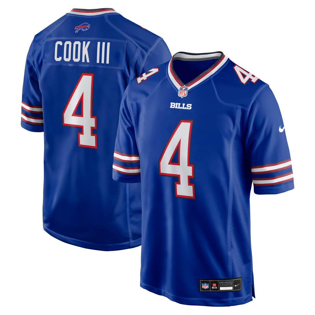 James Cook III Buffalo Bills Gray Nickel City Game Jersey