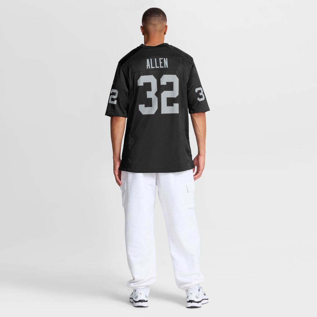 Marcus Allen Las Vegas Raiders Black Game Retired Player Jersey