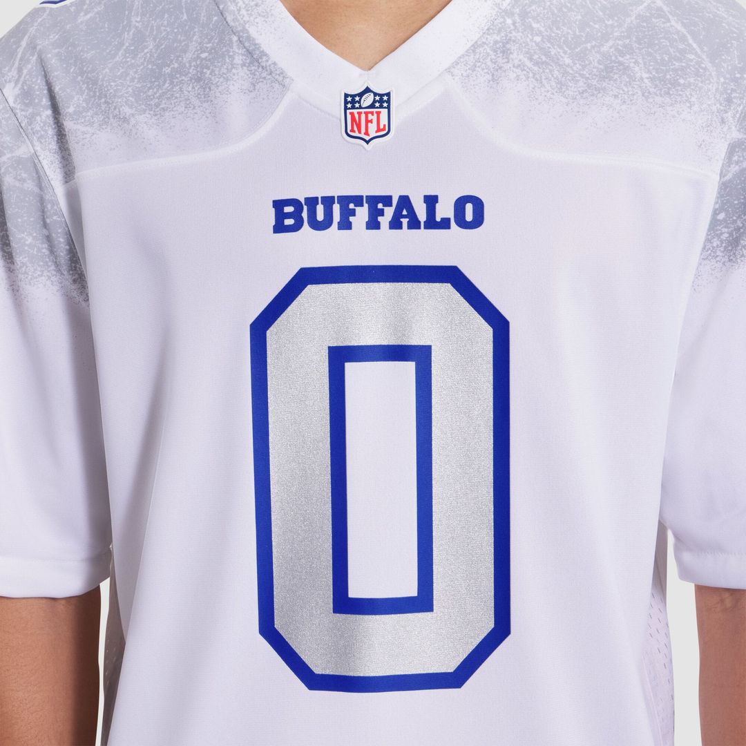 Keon Coleman Buffalo Bills White Rivalries Collection Game Jersey