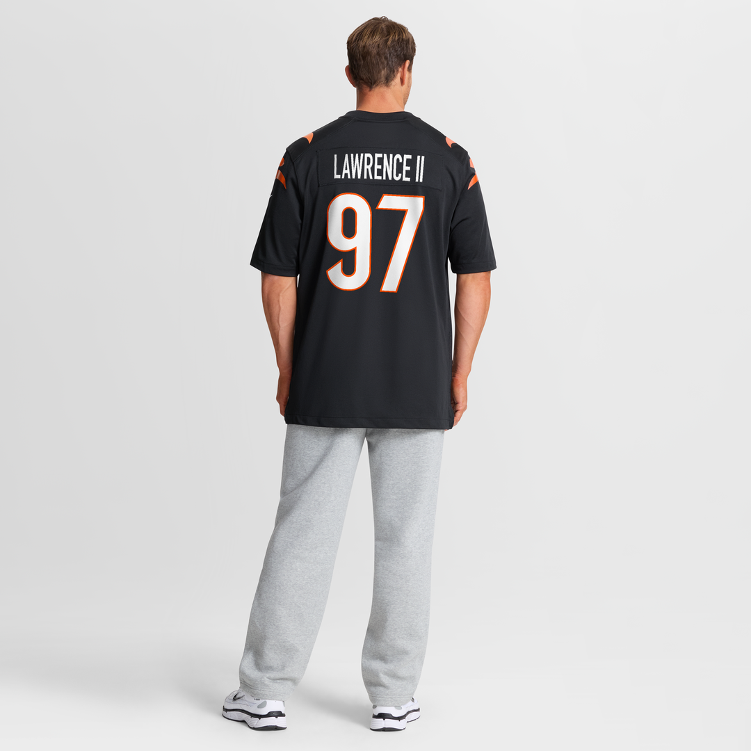 Dexter Lawrence II Cincinnati Bengals Black Game Jersey