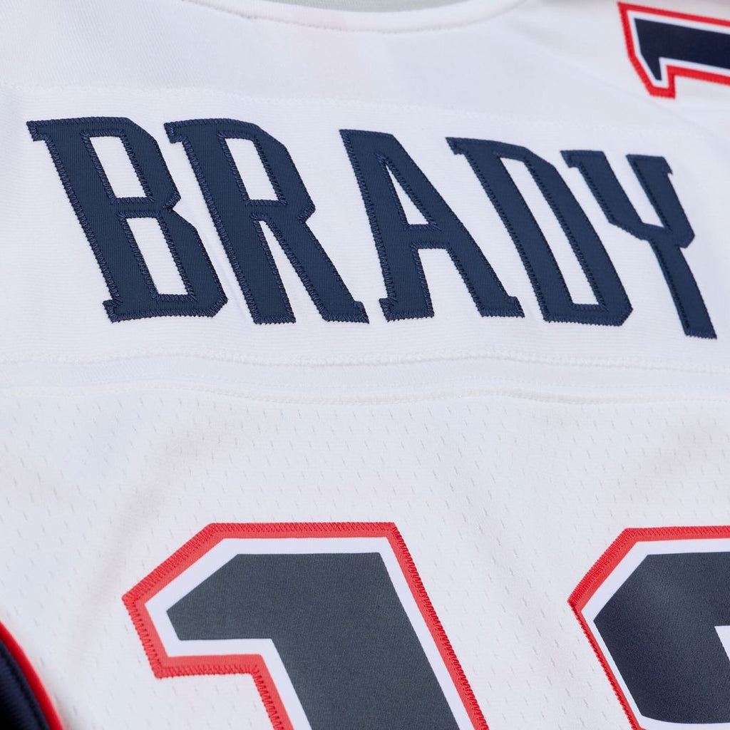 Tom Brady New England Patriots White 2000 Legacy Replica Jersey