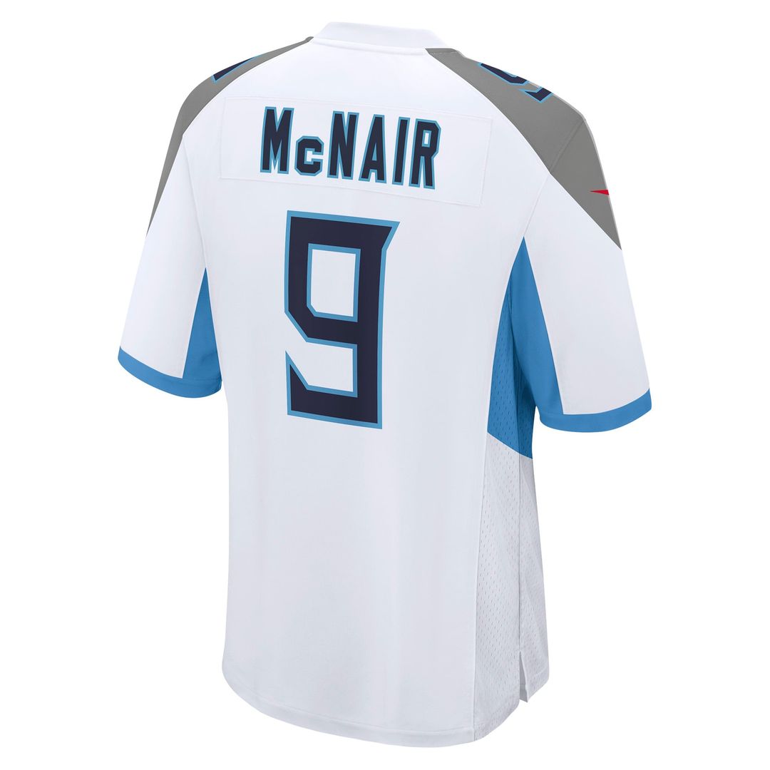 Steve McNair Tennessee Titans White Retired Player Game Jersey