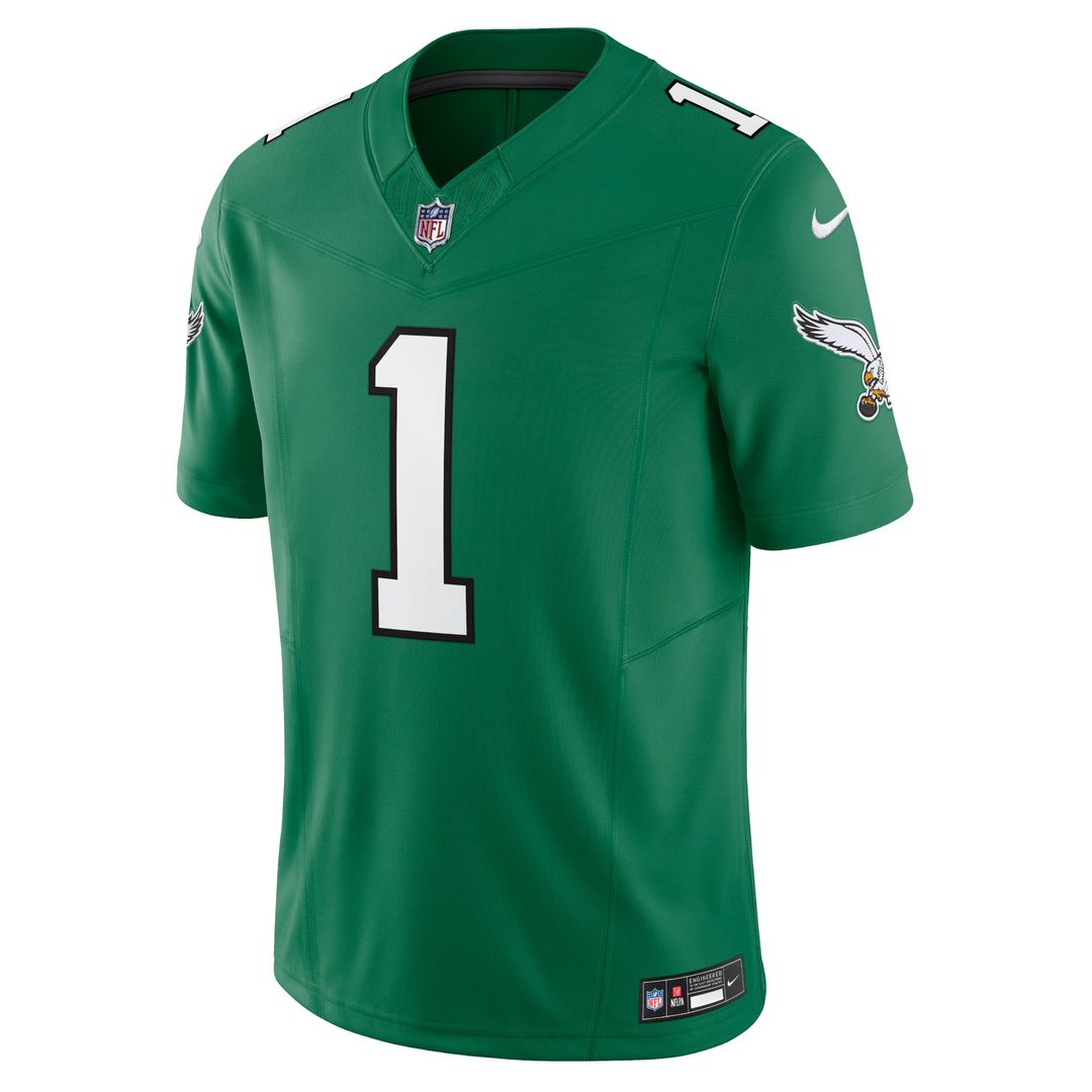 Jalen Hurts Philadelphia Eagles Kelly Green Vapor F.U.S.E. Limited Jersey