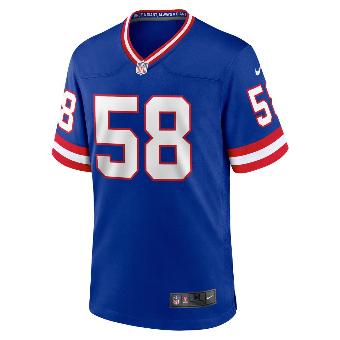 Carl Banks New York Giants Royal Retired Player Alternate Game Jersey