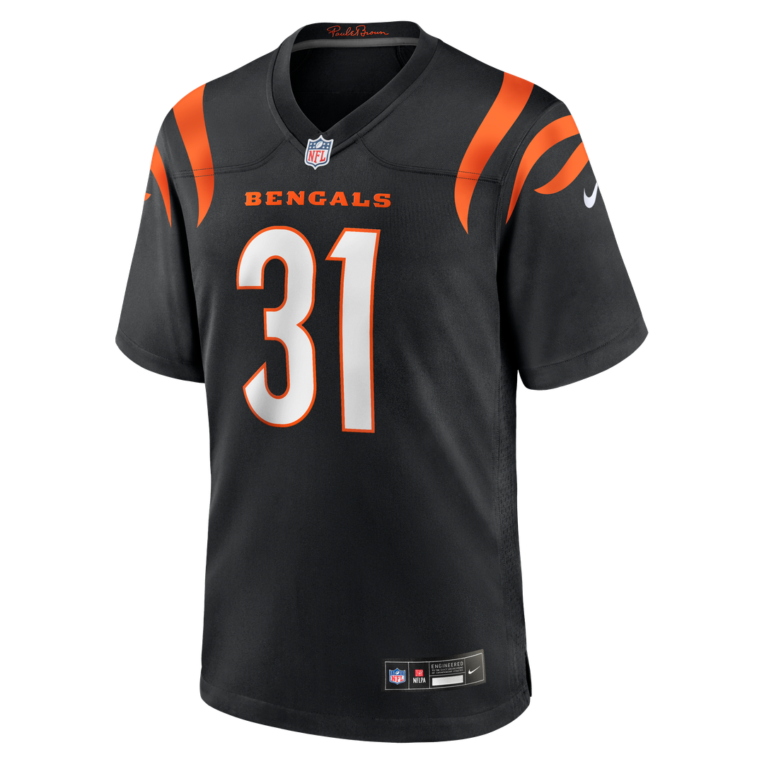 Ickey Woods Cincinnati Bengals Black Retired Player Game Jersey