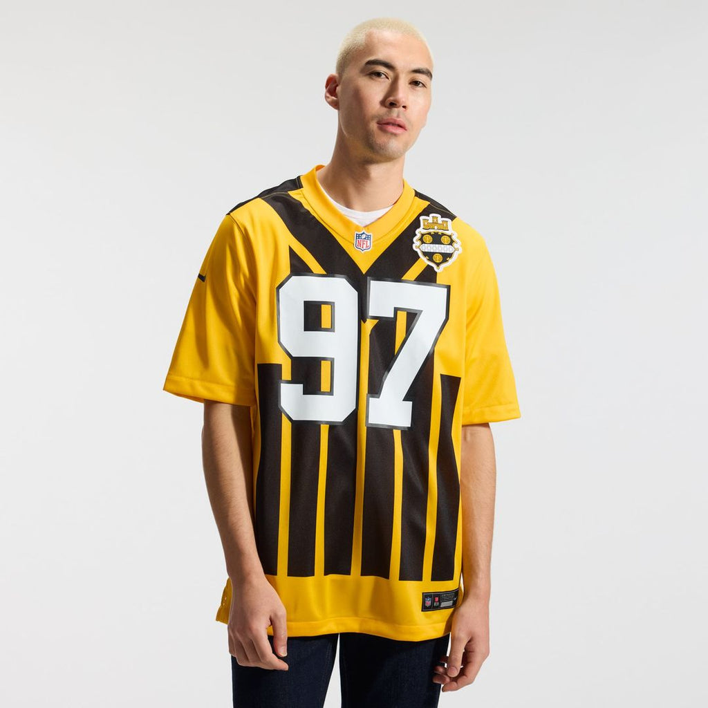 Cameron Heyward Pittsburgh Steelers Gold Alternate 1933 Throwback Game Jersey