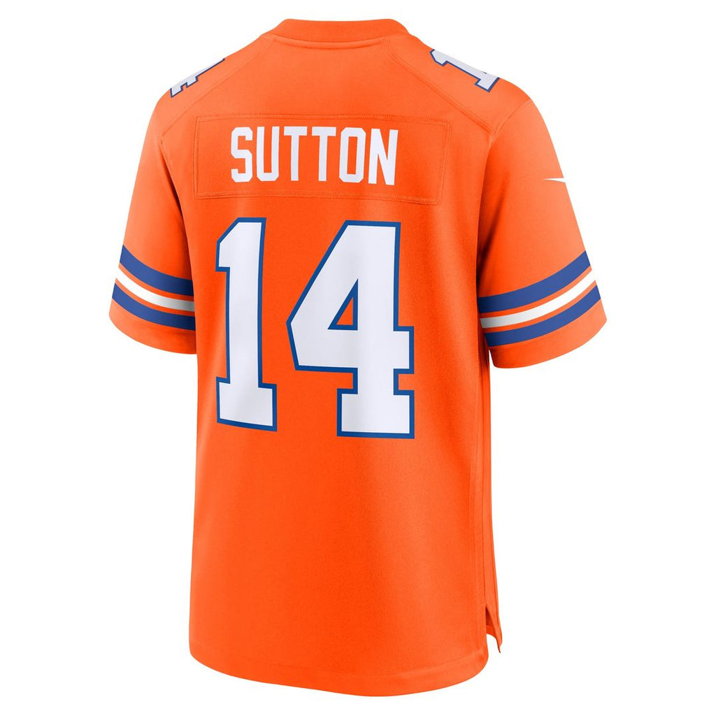 Courtland Sutton Denver Broncos Orange Alternate Game Jersey