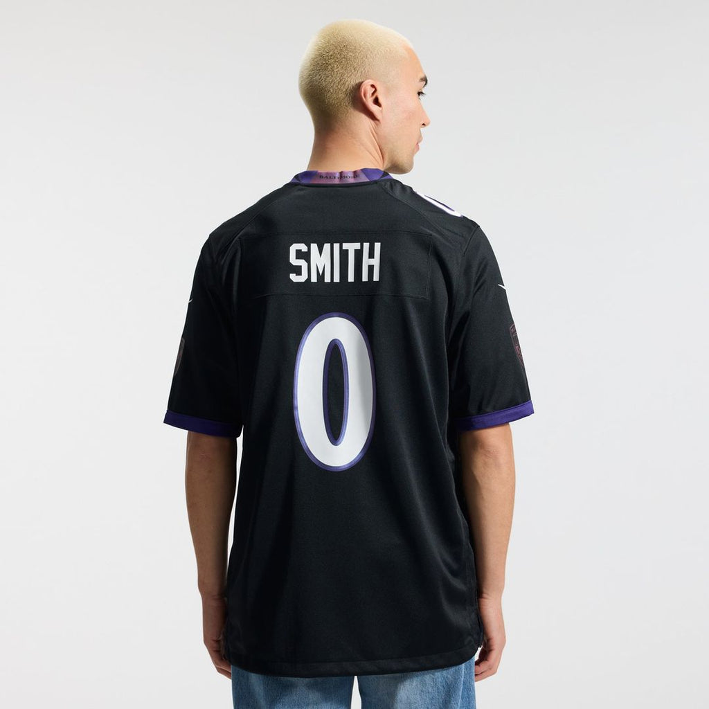 Roquan Smith Baltimore Ravens Black Alternate Game Jersey
