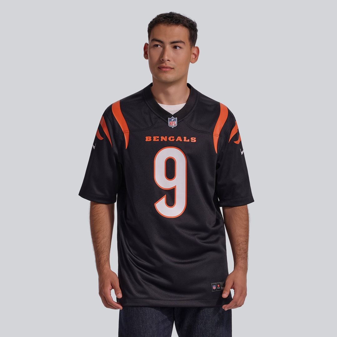 Joe Burrow Cincinnati Bengals Black Player Game Jersey