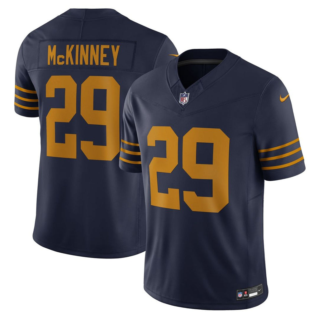 Xavier McKinney Green Bay Packers Navy The 1923 Classic Vapor F.U.S.E. Limited Jersey