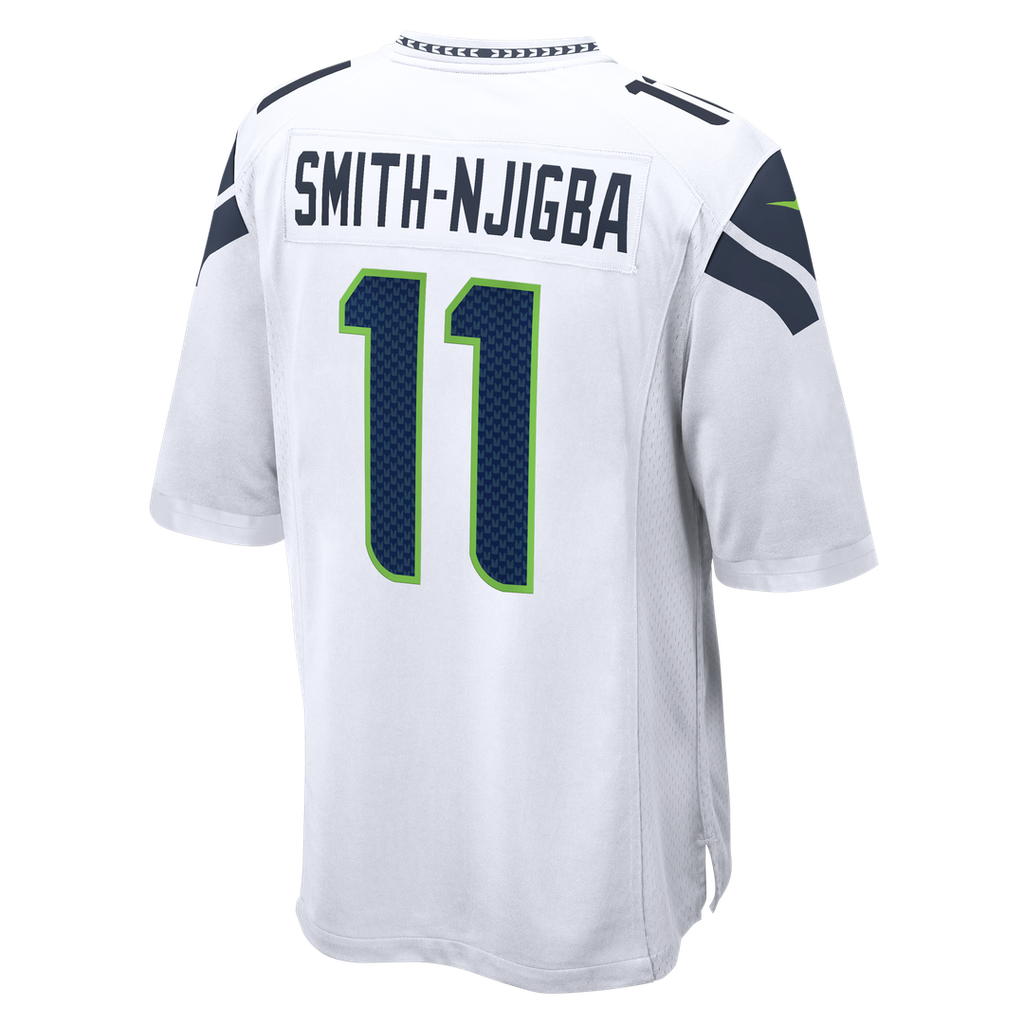 Jaxon Smith-Njigba Seattle Seahawks White Game Jersey