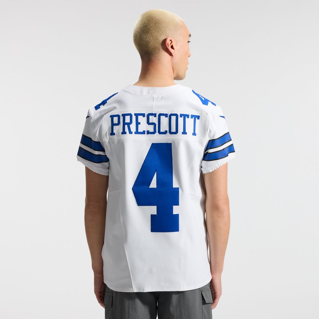 Dak Prescott Dallas Cowboys White Vapor F.U.S.E. Elite Jersey