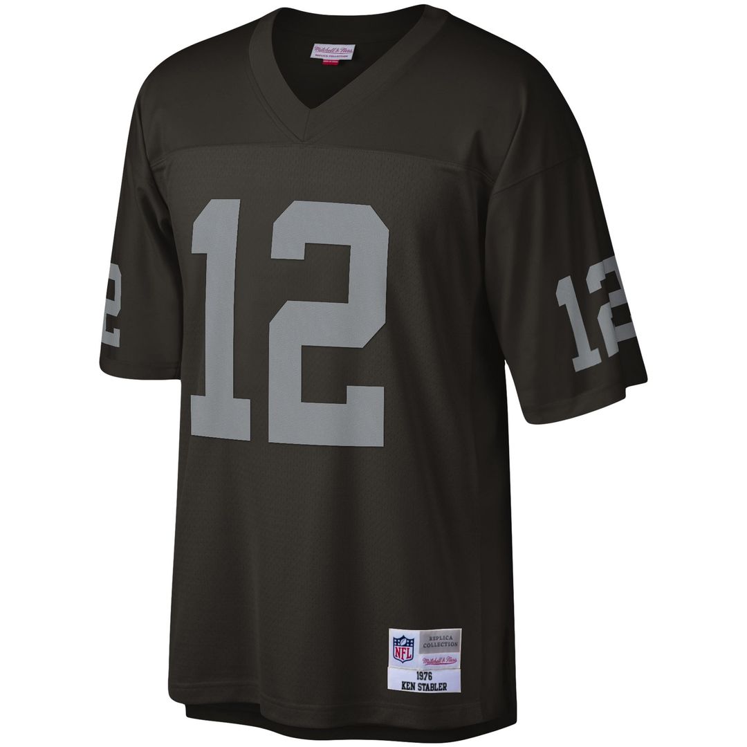Ken Stabler Las Vegas Raiders Black Legacy Replica Jersey
