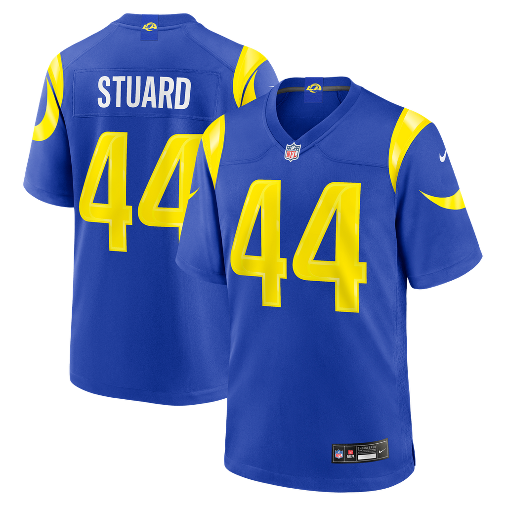 Grant Stuard Los Angeles Rams Royal Team Game Jersey