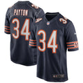 Walter Payton Chicago Bears Navy Game Retired Player Jersey