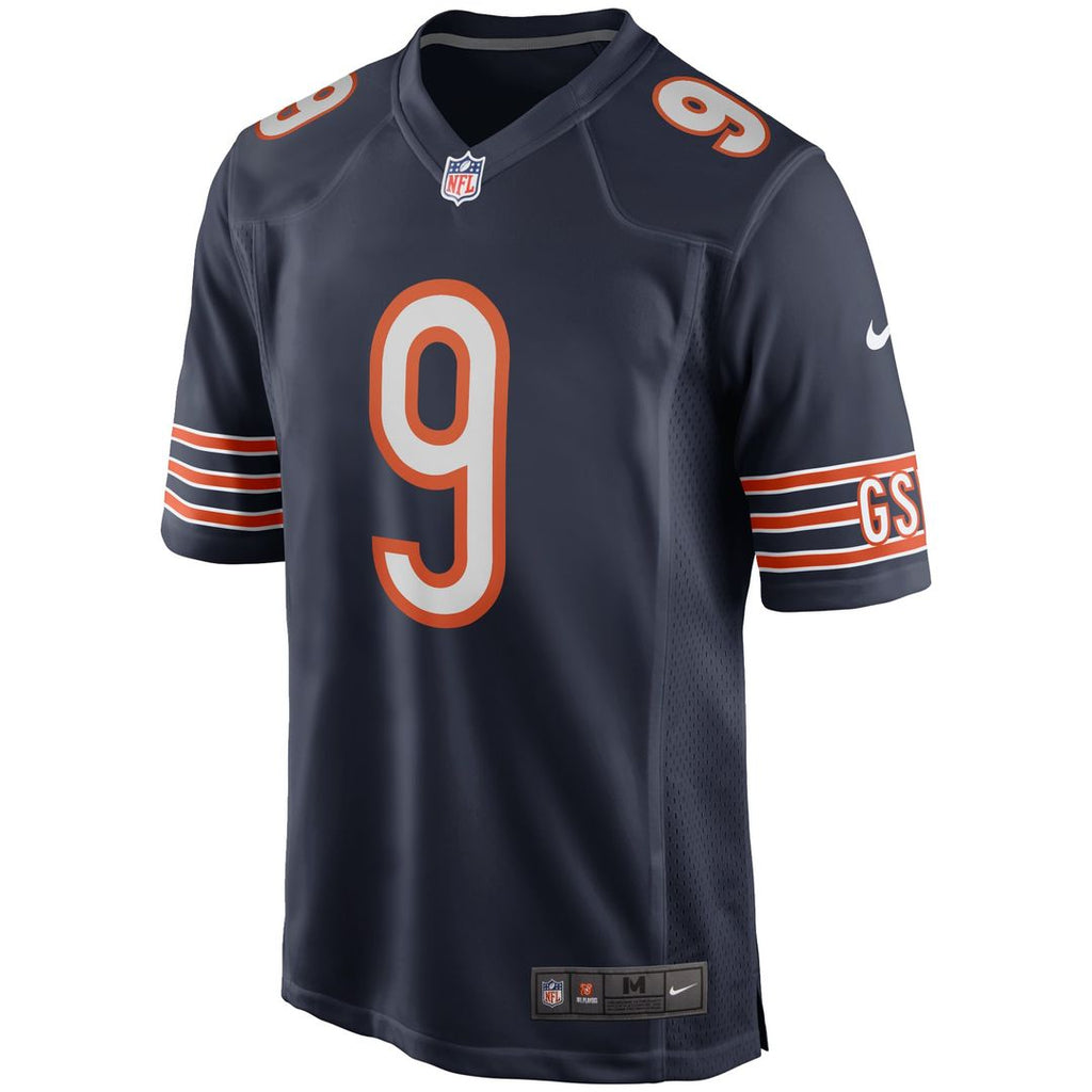 Jim McMahon Chicago Bears Navy Game Retired Player Jersey
