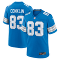 Tyler Conklin Detroit Lions Blue Team Game Jersey